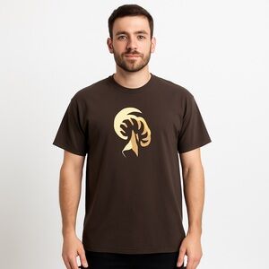 Brown Mushroom Short Sleeve Shirt #imushlife